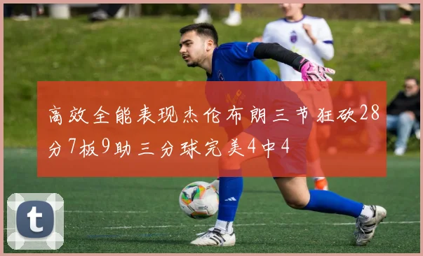 高效全能表现杰伦布朗三节狂砍28分7板9助三分球完美4中4