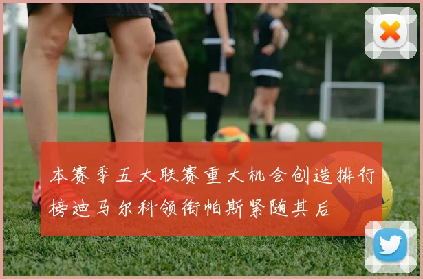 本赛季五大联赛重大机会创造排行榜迪马尔科领衔帕斯紧随其后